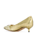 CHARLOTTE OLYMPIA C175125 1303 GOLD WHITE YELLOW ??? Leather/Fur/Exotic Skins->Leather