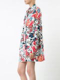 neck tie shift dress