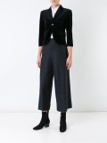 cropped velvet jacket