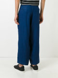 cropped tuck pants