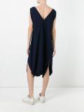 V-neck flared dress