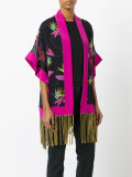 printed poncho