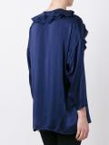ruffled neck blouse 