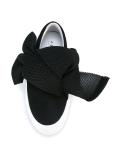 oversized bow slip-on sneakers