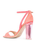 clear heel sandals 