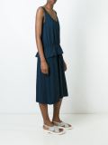peplum detail tank dress