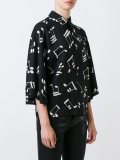 music note printed shirt
