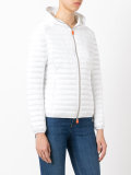 zipped padded jacket