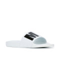 logo print slider sandals 
