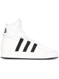 zipped lace-up hi-tops