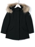 hooded padded coat