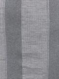 ribbed panel dress