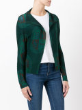 patterned open cardigan