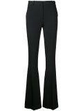 flared fitted trousers