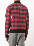 plaid bomber jacket