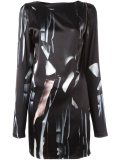 asymmetric drape dress