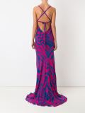 floral print silk dress