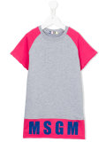 logo print sweatshirt dress