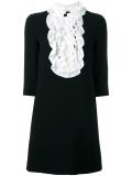 ruffled bib dress