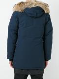 concealed fastening parka coat