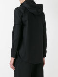 drawstring-collar shirt