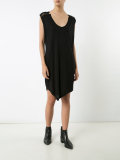 mesh sleeve T-shirt dress