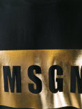 metallic logo T-shirt