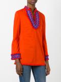 embroidered tunic top