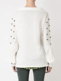billowing sleeves blouse