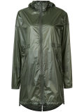 long-length hooded jacket