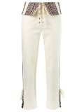 cropped bouclé trousers