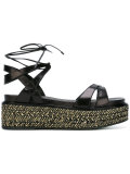 strappy platform sandals