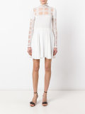 lace panel dress