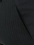 striped panel trousers