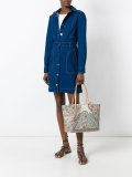 abstract print tote