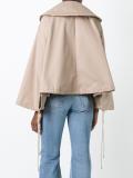 short a-line trench jacket