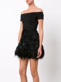 feather skirt dress