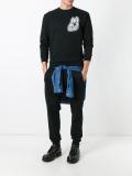 bunny print sweatshirt