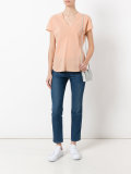 V-neck slim-fit T-shirt