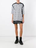 monogram print T-shirt