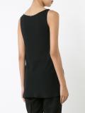 long round-neck vest