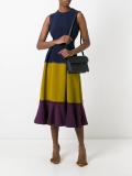 sleeveless colour-block dress 