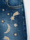 embroidered star jeans