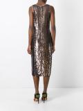 sequined V-neck dress