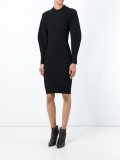 ribbed fitted dress
