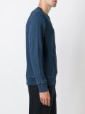 faded logo print sweatshirt