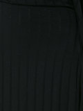 asymmetric sleeves V-neck dress