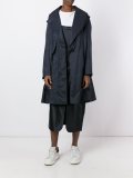 flared single button coat