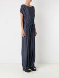 tie fastening jumpsuit
