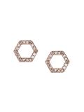 'Honeycomb'钻石耳环